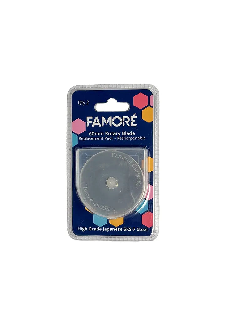 60mm Rotary Cutter Replacement Blades 2 Pack