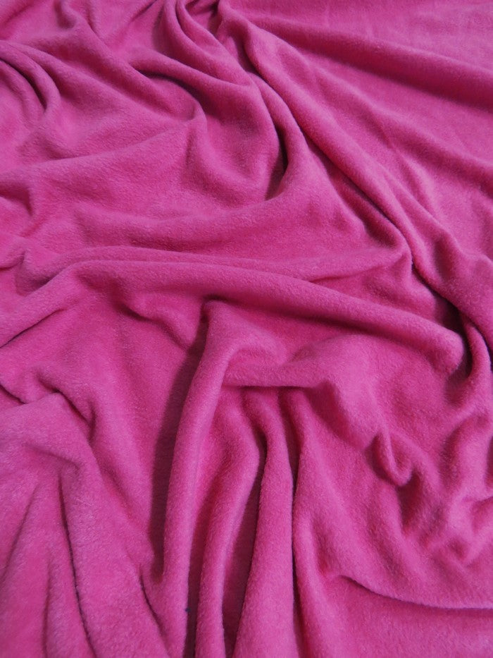 Fuchsia Solid Polar Fleece Fabric