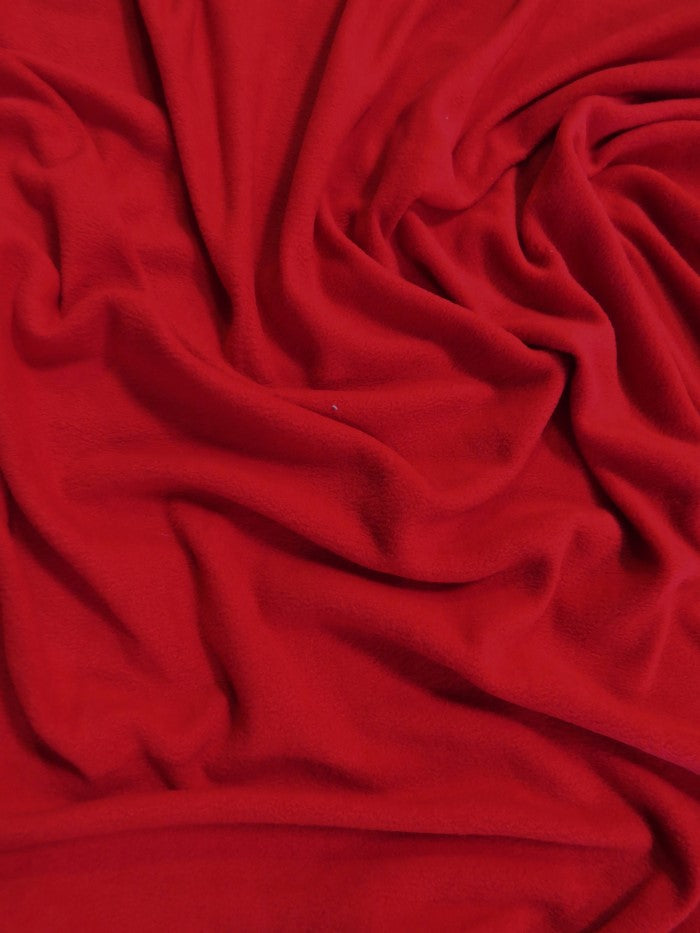 Red Polar Fleece Fabric 60 Inch Wide