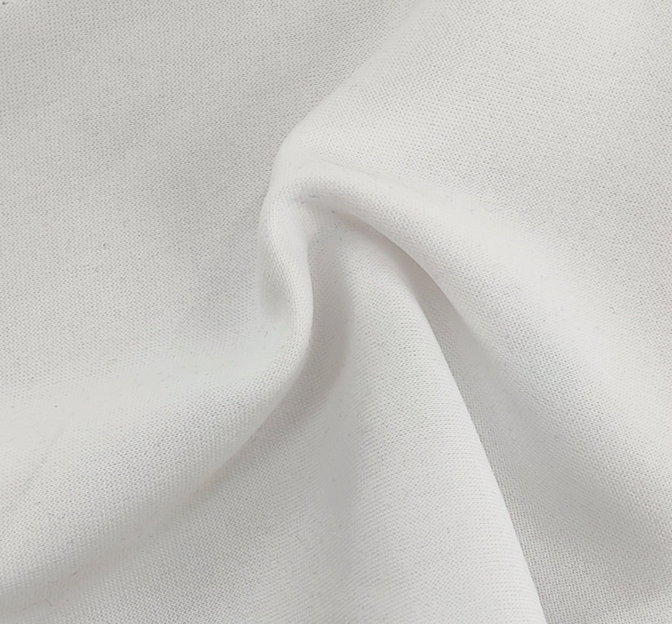 Fleece Solid White Polyester Fabric - White Solid, 58/60" Width (1 Yard)