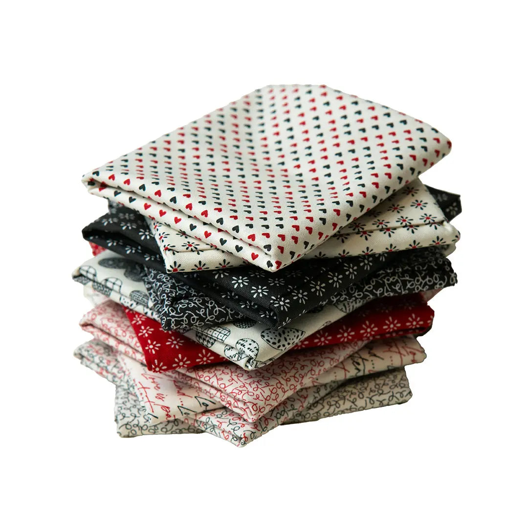 Cotton Fat Quarter Bundle Flirt Set of 10