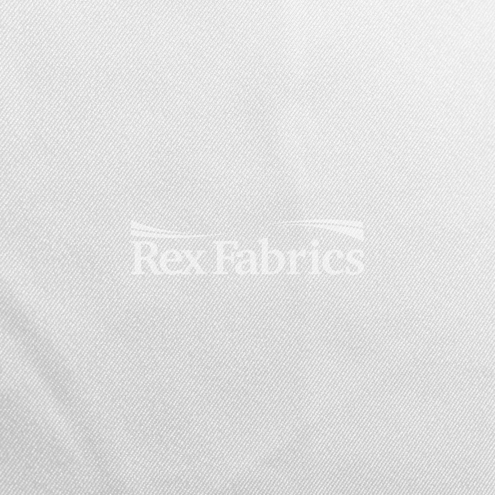 Football Pant Polyester Spandex Fabric - White Solid, 58/60" Width (1 Yard)