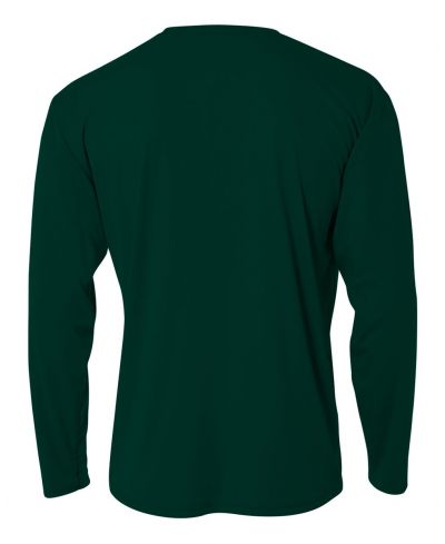 A4 N3165 Micro Poly Interlock Fabric - Forest, Long Sleeve, 44+ UPF (1 Piece)