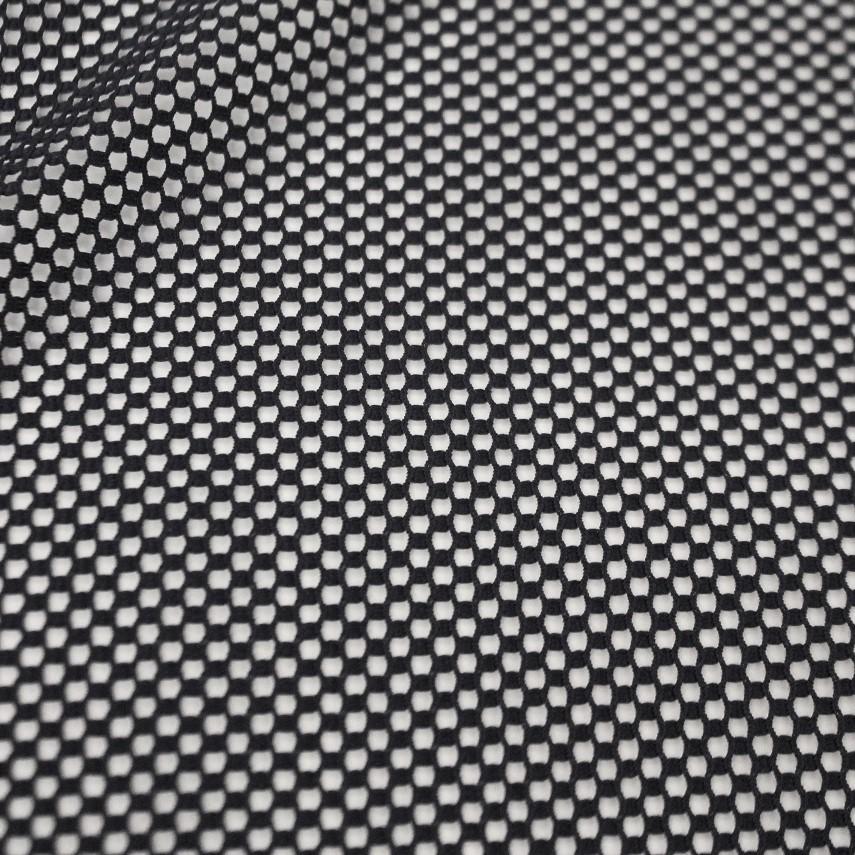 Forte Stretch Netting Nylon Spandex Fabric - Black, Ivory, Chocolate, Magenta, Pine, Navy, 58/60" Width (1 Yard)