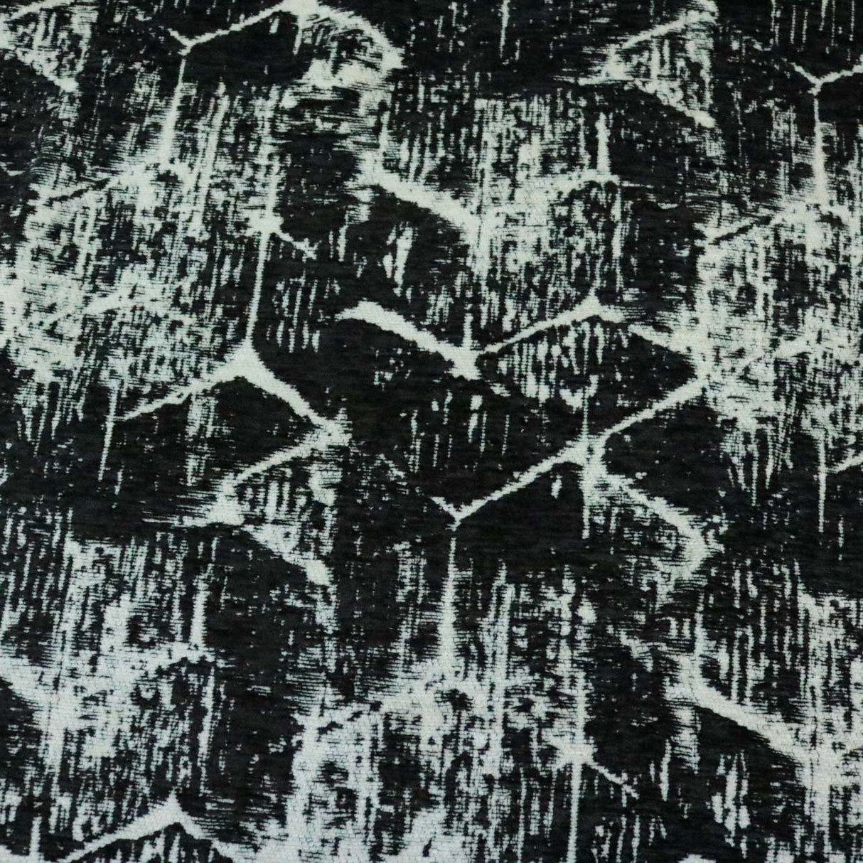 Chenille Jacquard Upholstery Fabric Abstract Design by the Yard