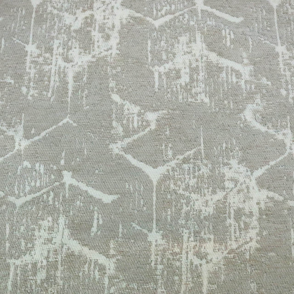 Chenille Jacquard Upholstery Fabric Abstract Design by the Yard