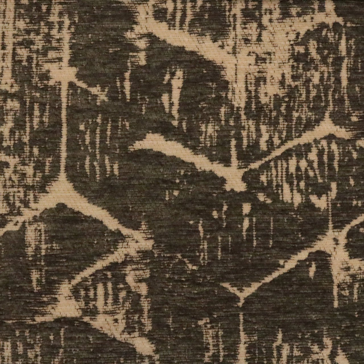 Chenille Jacquard Upholstery Fabric Abstract Design by the Yard