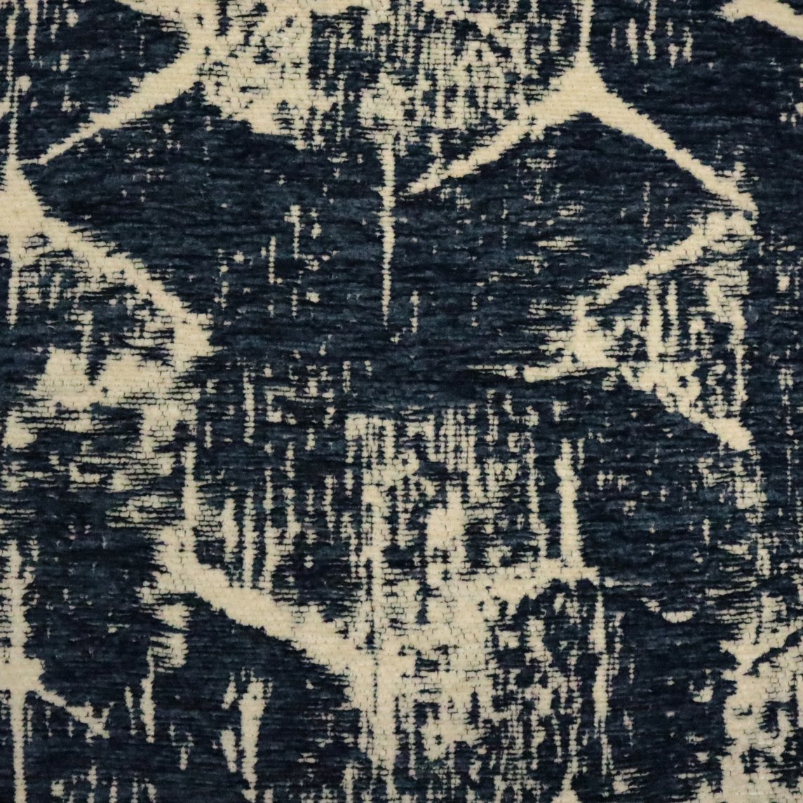 Chenille Jacquard Upholstery Fabric Abstract Design by the Yard