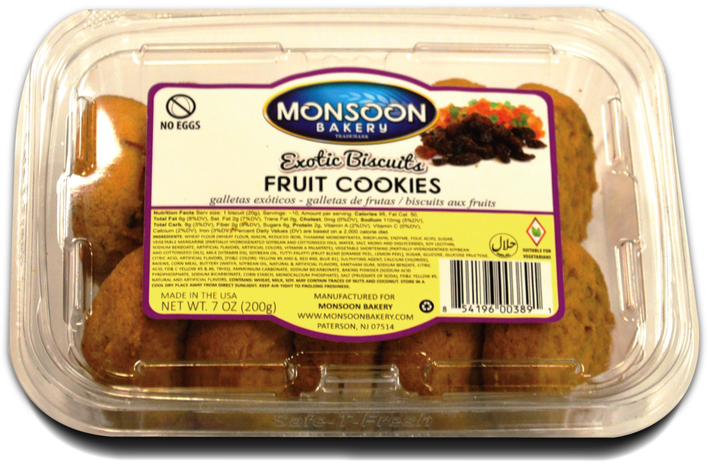 Monsoon Fruit Cookies 7 oz