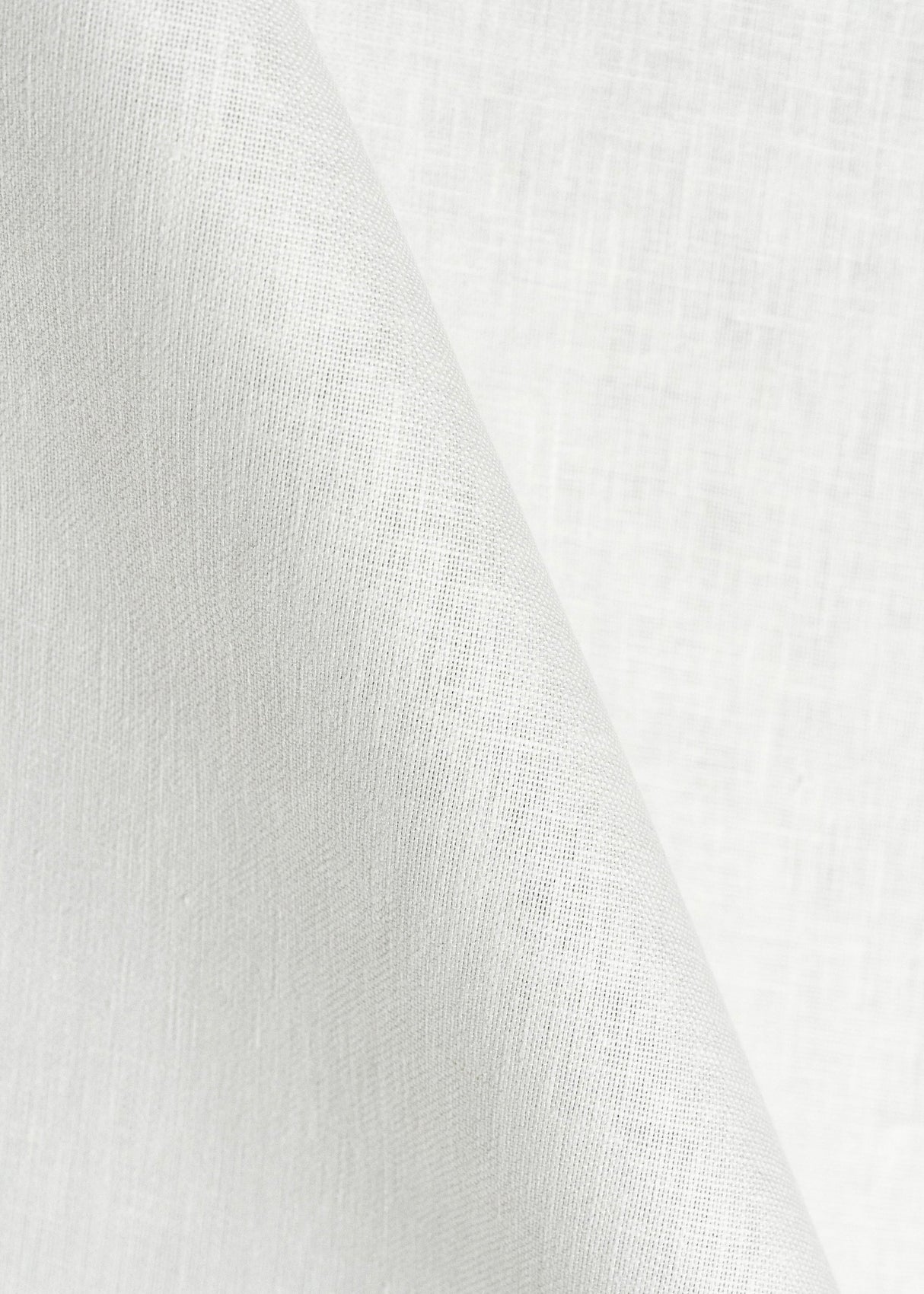Pure Linen Fabric White