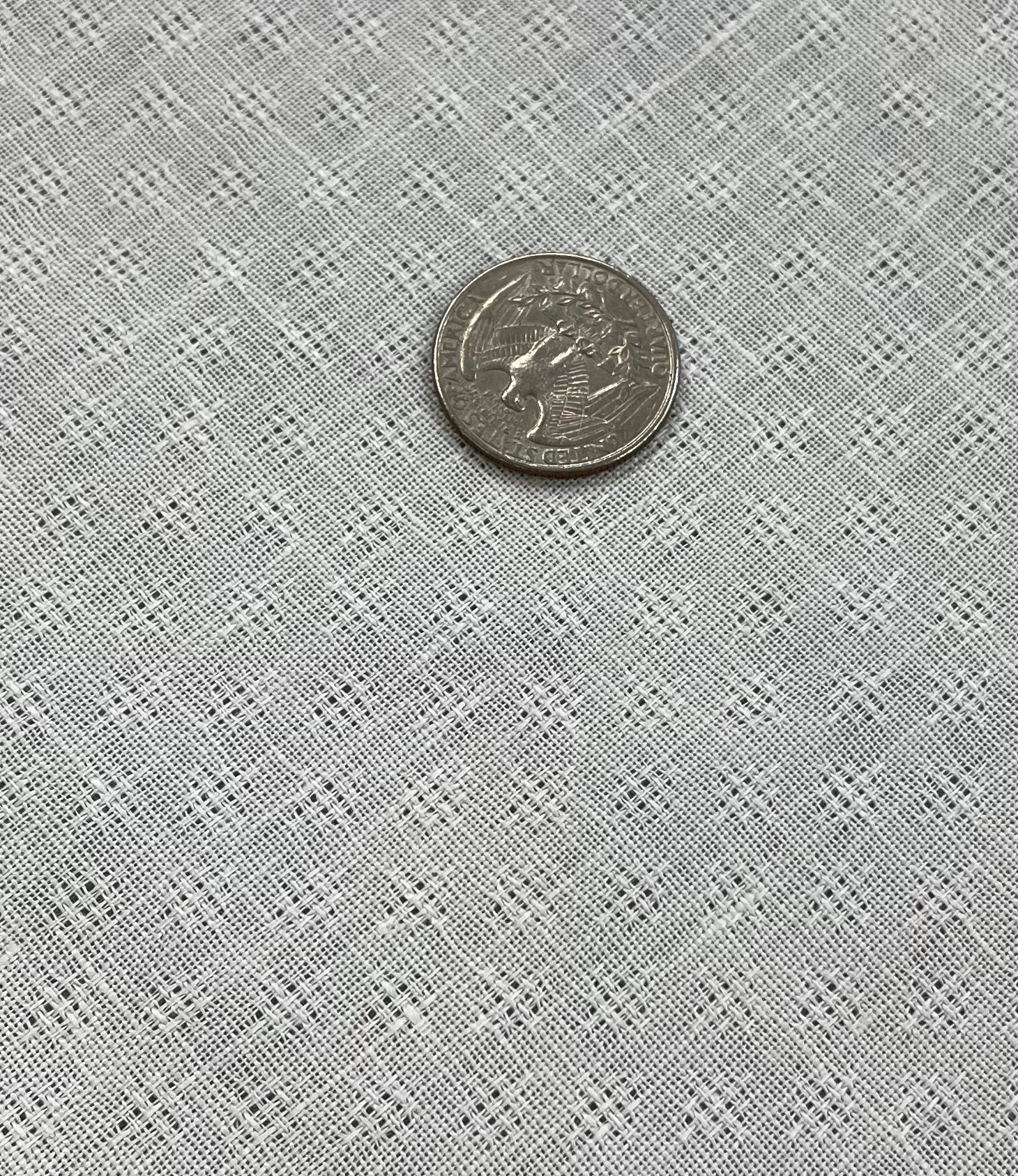 1 Yard Ivory Diamond Jacquard Linen Natural Craft Fabric 60" Width