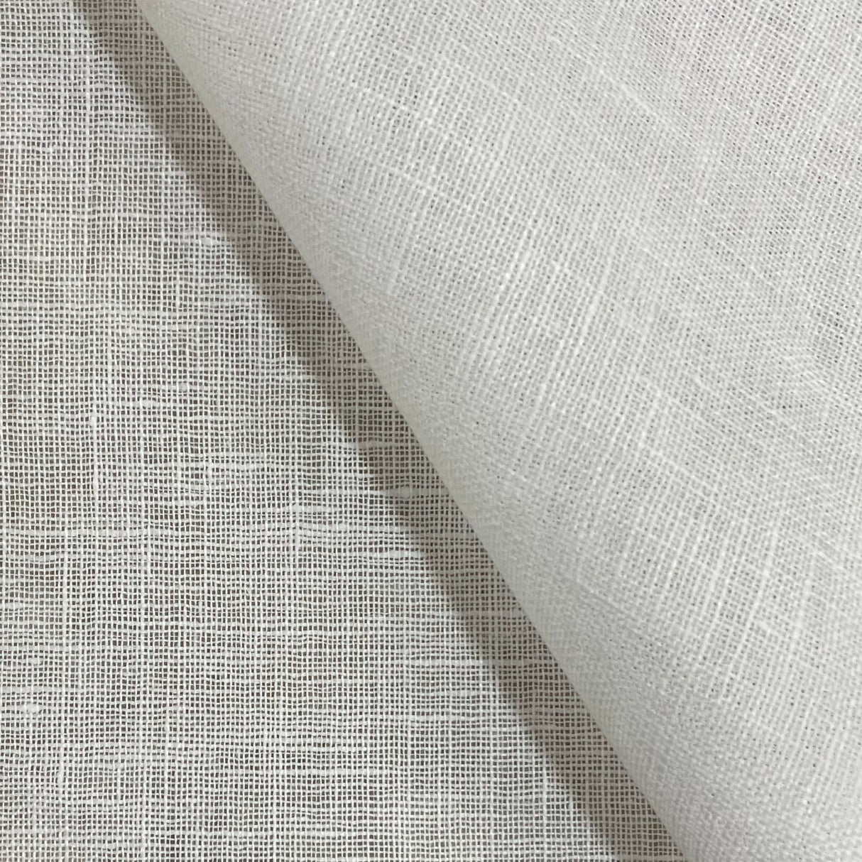 Pure Linen Ivory PFD Fabric