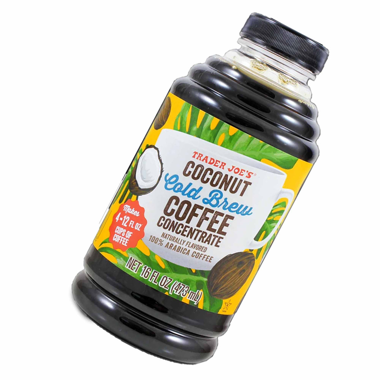 Trader Joe's Coconut Cold Brew Coffee Concentrate | 16 Fl oz