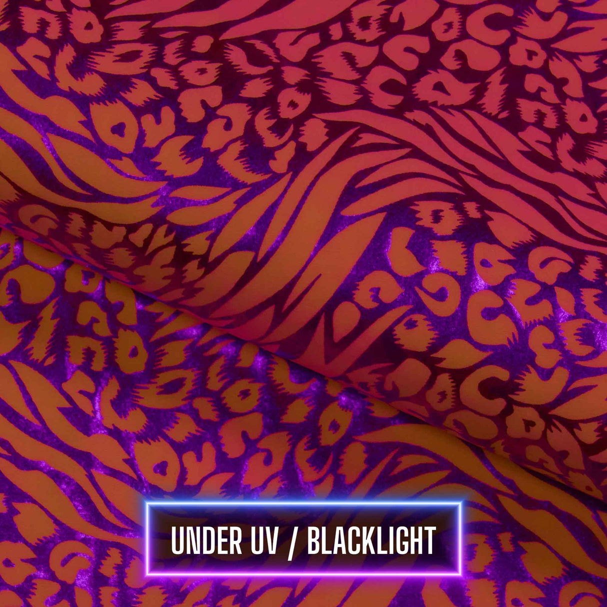 Hologram Leopard Spandex Fabric