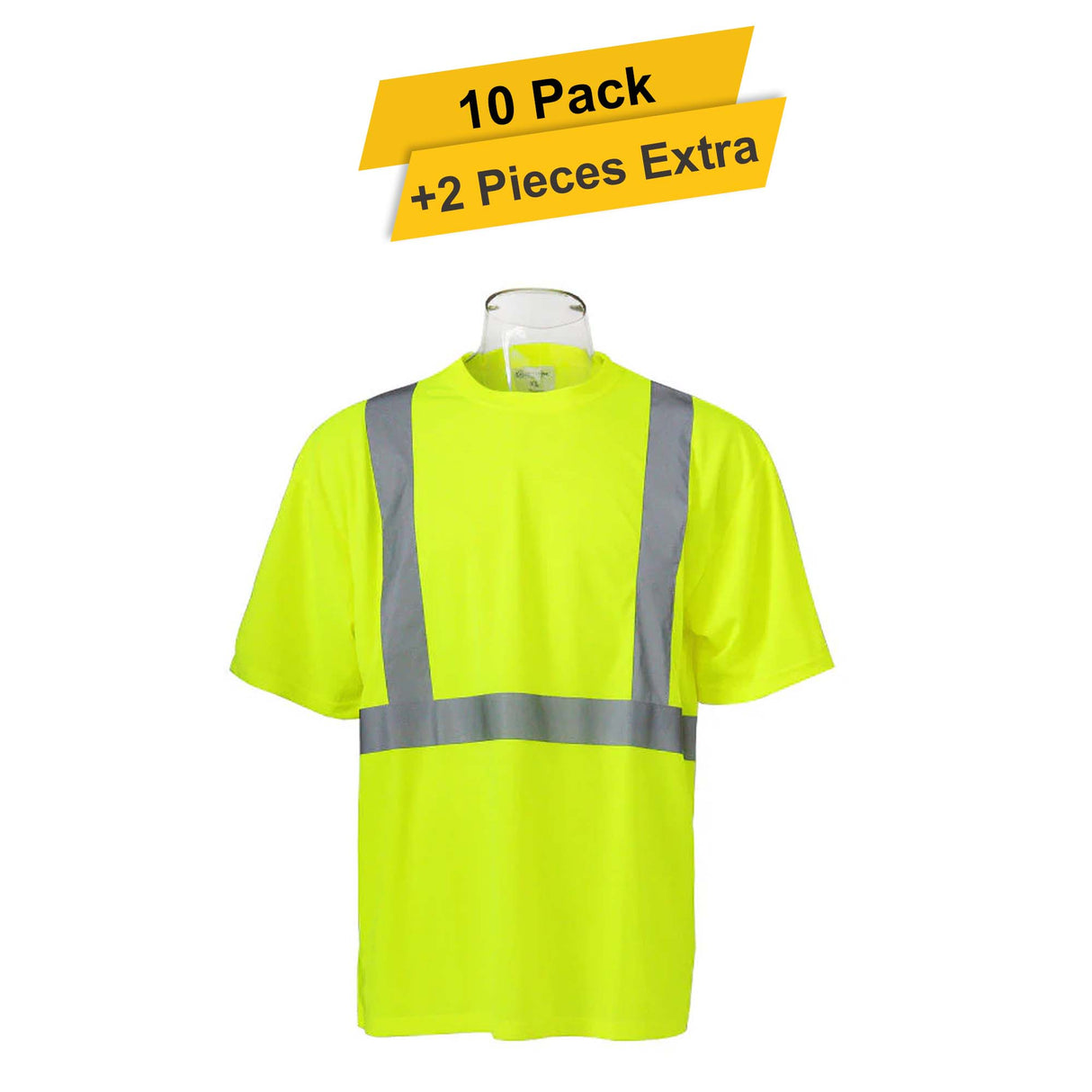 Safety T-Shirt 10 pack 100% polyester