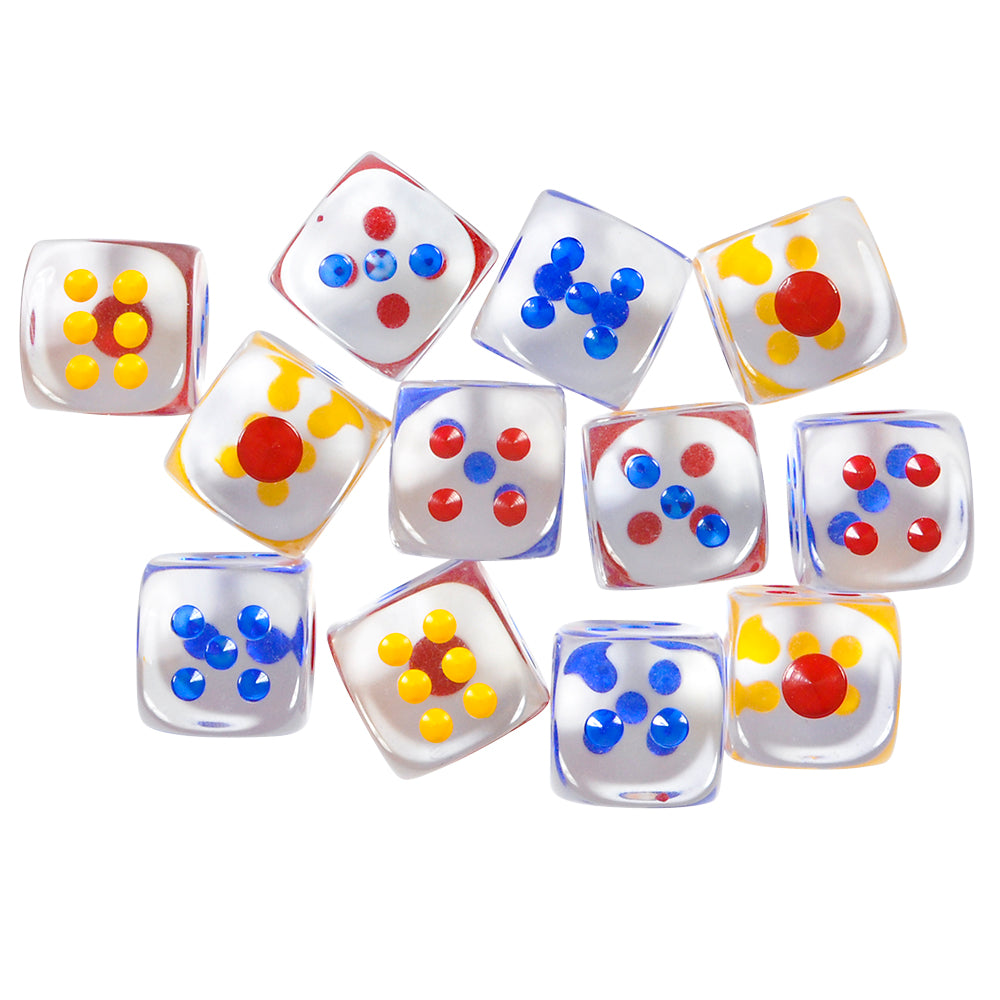 Transparent Dice 1" (1 DZ)