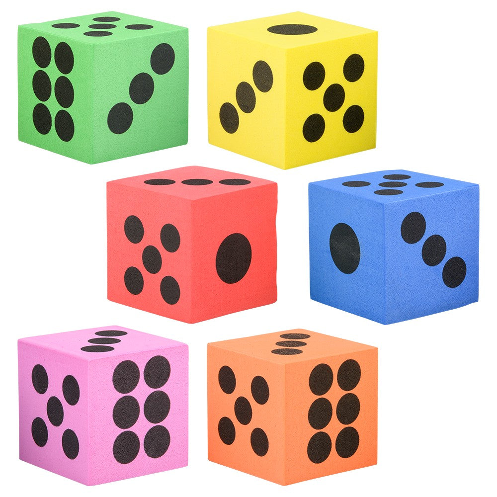 Foam Dice 1.5" (1 DZ)