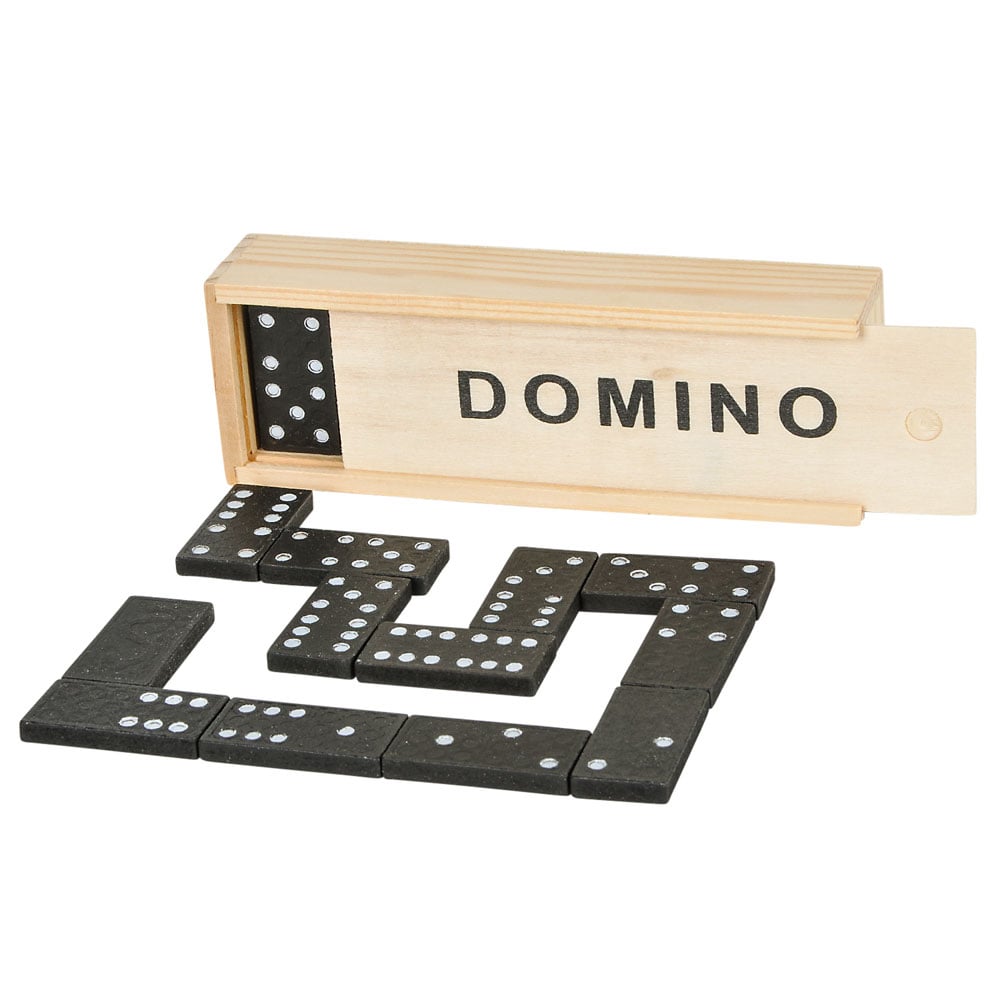 Domino Set in Wooden Box (1 DZ)