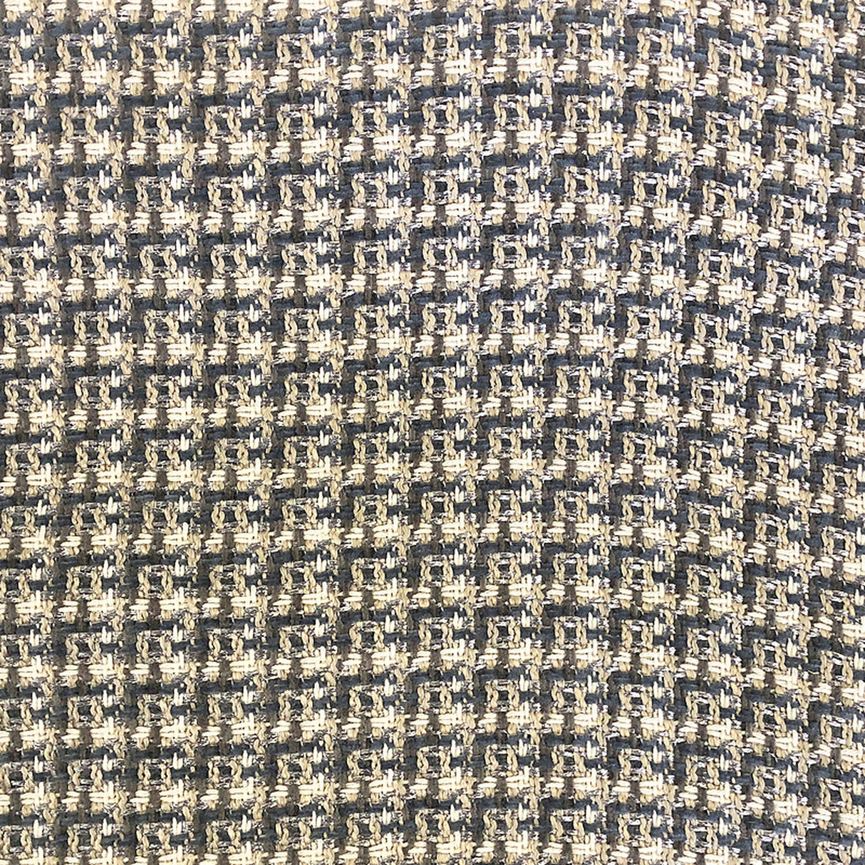 Galvan Chenille With Metallic Yarn Fabric - Multicolored Square Woven Pattern, 54" Width (1 Yard)