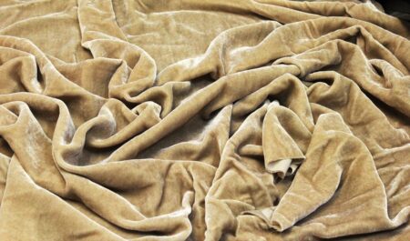 1 Yard Premium Silk Rayon Velvet Fabric Luxurious Soft Texture for Apparel and Upholstery 45 Inch Width