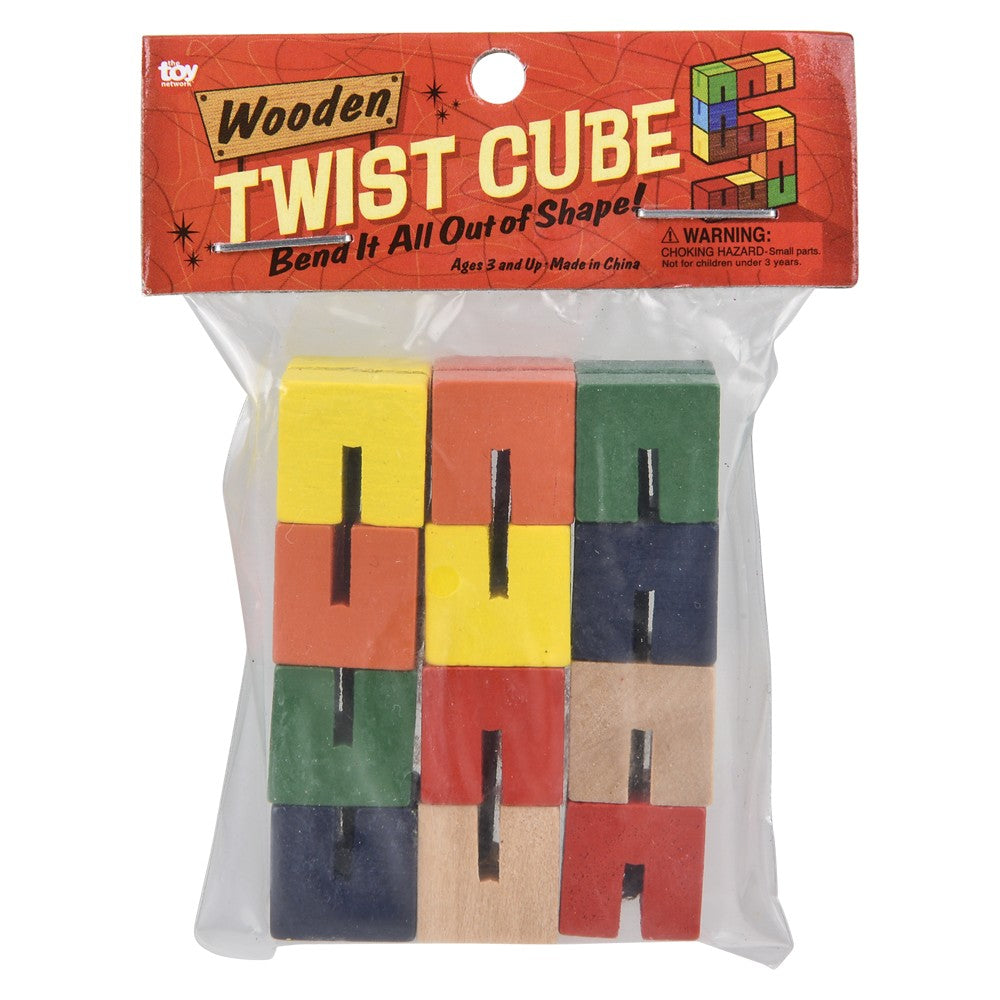Wooden Twist Cube (1 DZ)