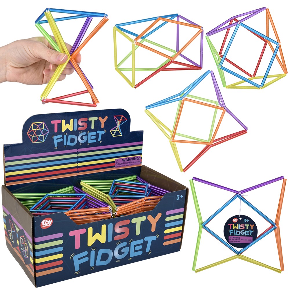 Twisty Fidget Toy 6.25" (24 Pc Display)