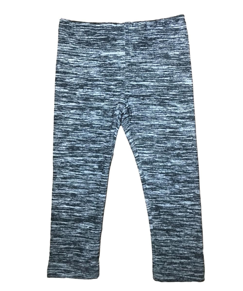 Unik Girl Polyester T Leggings - Girls Stretchy Polyester Fabric, Light Grey, Magnolia, Dark Grey, Sizes 2-12 (1 Pair)