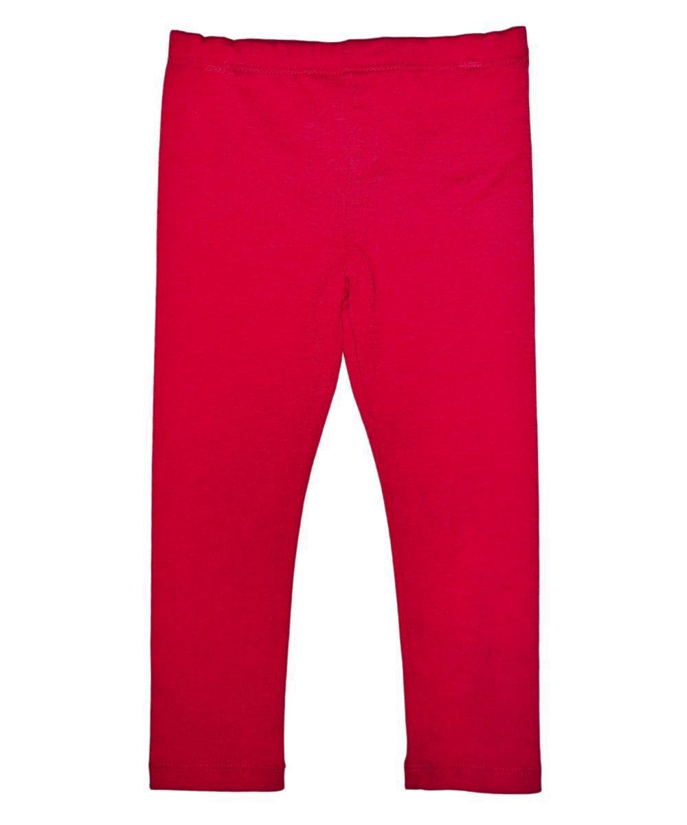 Unik Girl Cotton Legging 1 Cotton Fabric - Black, White, Pink, Red, Stretchy, 2-12 (1 Piece)