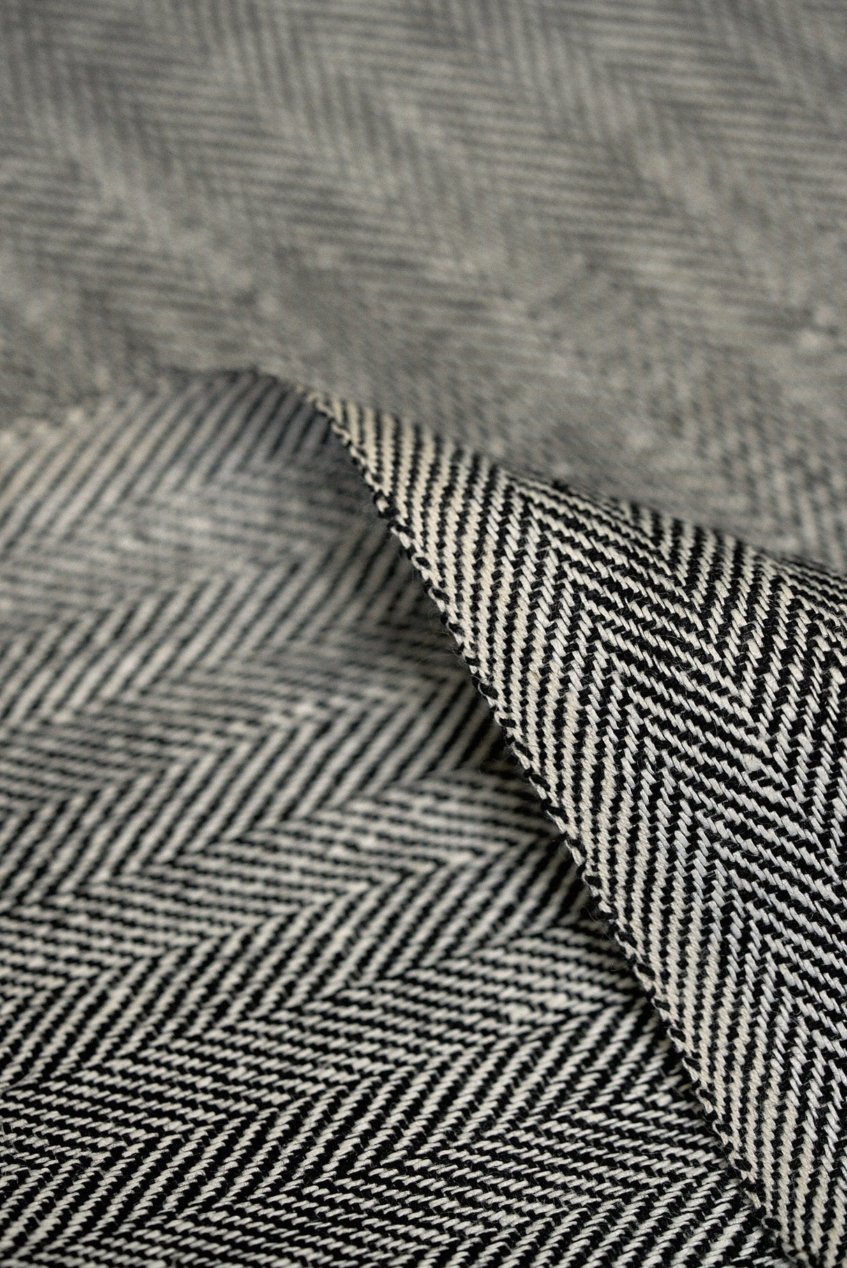 Linen Herringbone Yarn-Dyed Swatch