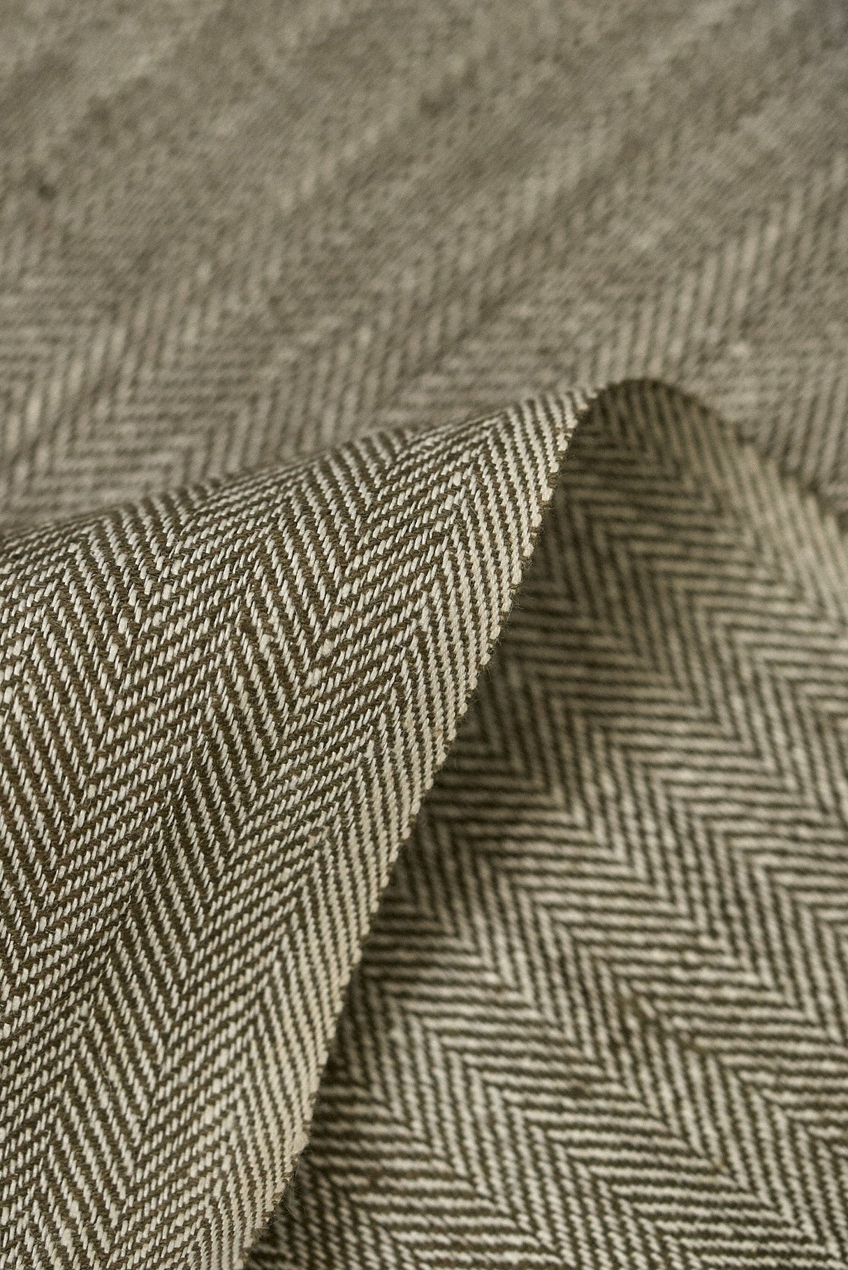 Linen Herringbone Yarn-Dyed Swatch