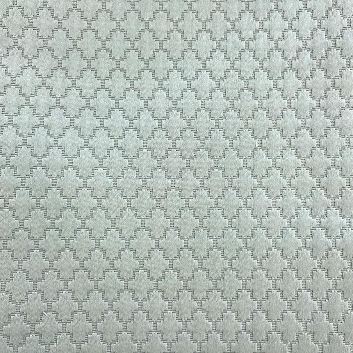 Geo Fabric Cotton Polyester Fabric - Embossed Geometric Design, Beige, 58" Width (1 Yard)