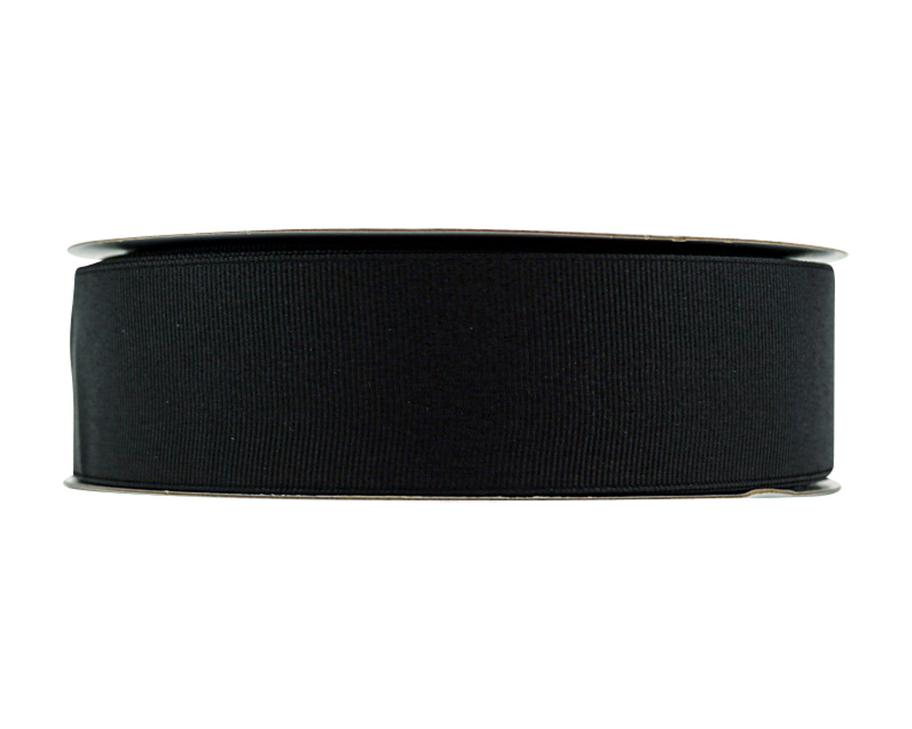 1 1/2"x 50 yards Black Polyester Grosgrain Gift Ribbon