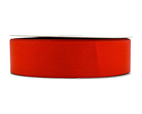 1 1/2"x 50 yards Red Polyester Grosgrain Gift Ribbon