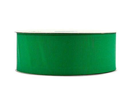 2"x 50 yards Emerald Polyester Grosgrain Gift Ribbon