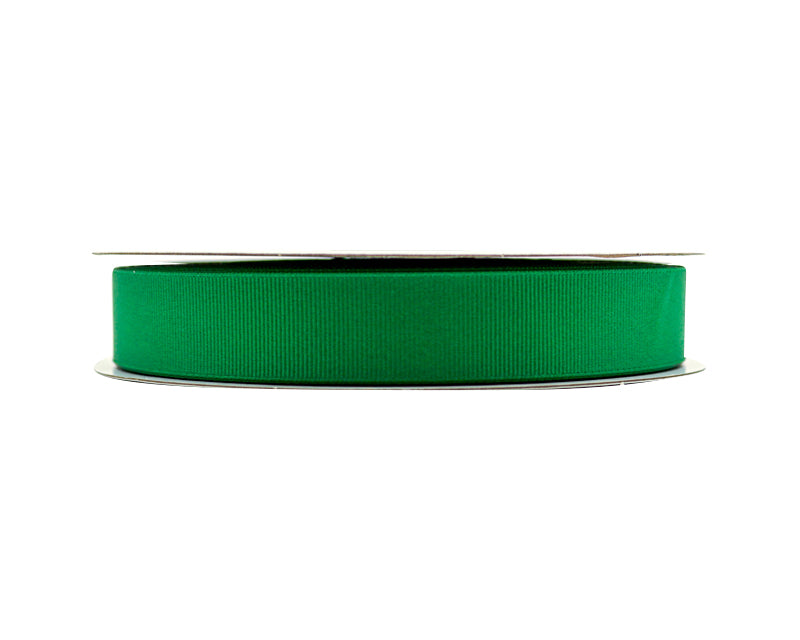 7/8"x 50 yards Emerald Polyester Grosgrain Gift Ribbon