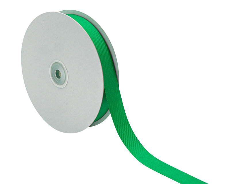 7/8"x 50 yards Emerald Polyester Grosgrain Gift Ribbon