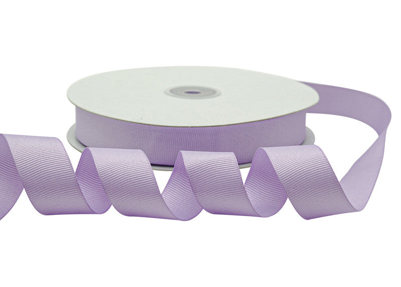 7/8"x 50 yards Lavender Polyester Grosgrain Gift Ribbon - Pack of 10