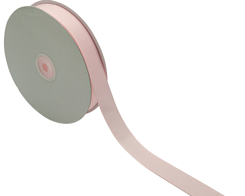 7/8"x 50 yards Pink Polyester Grosgrain Gift Ribbon