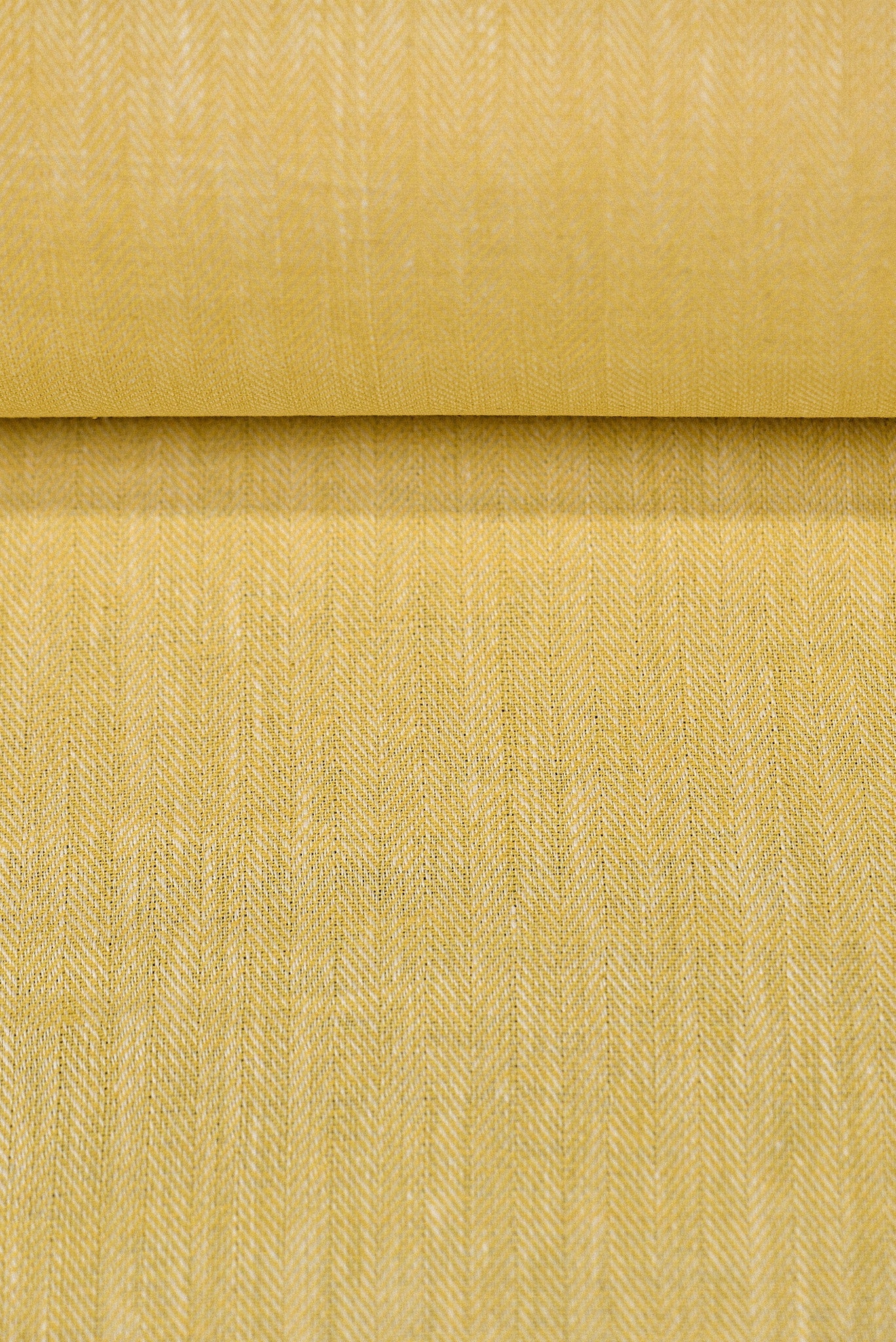 1 Yard Linen Novelty Herringbone Yarn Dyed Fabric Honey Color 54" Width