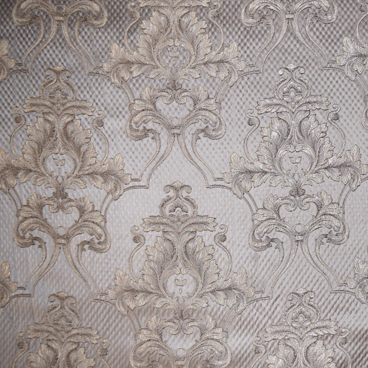 Giovani Damask Polyester Fabric - Elegant Traditional Damask, 55" Width (1 Yard)