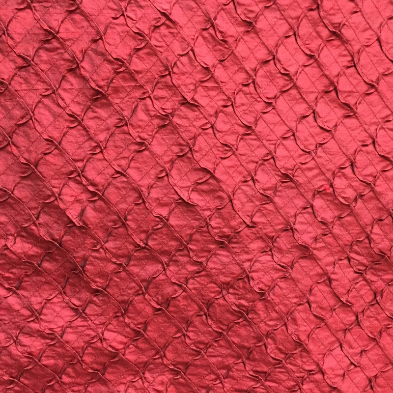 Glamour Silk Fabric - Crushed Diamond Weave, 44" Width (1 Yard)