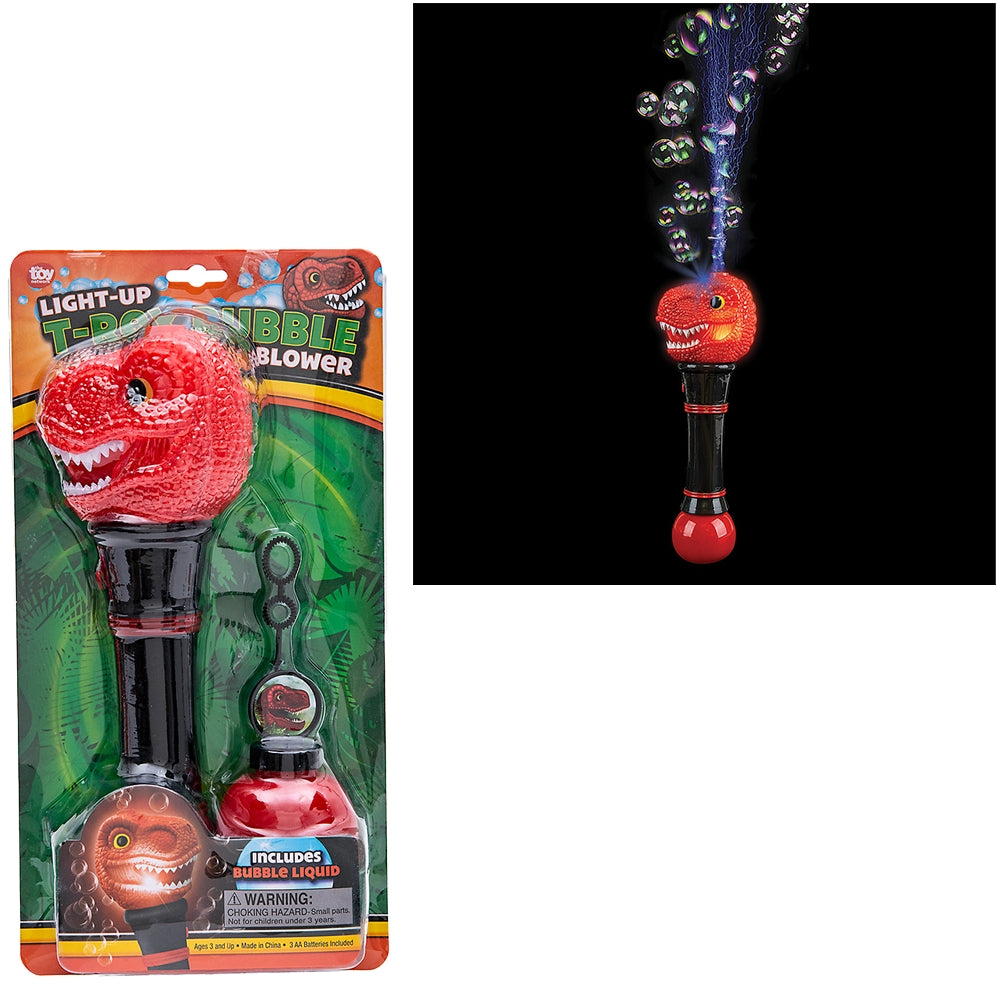 T-Rex Light-Up Bubble Blower (1 PC)