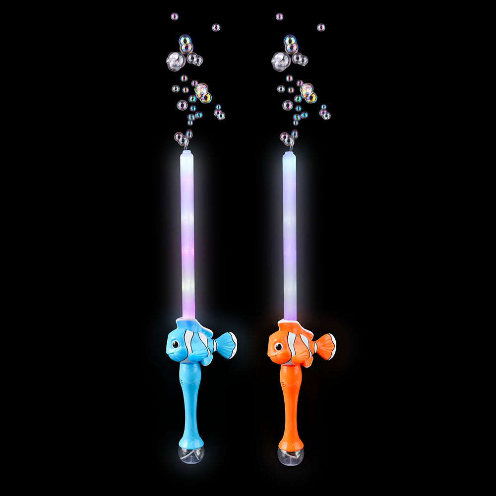 Light-Up Clown Fish Bubble Sword 29"