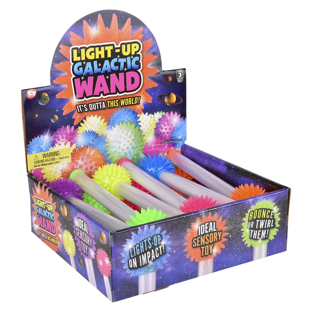 Light-Up Galactic Wand 9" (12 Display)