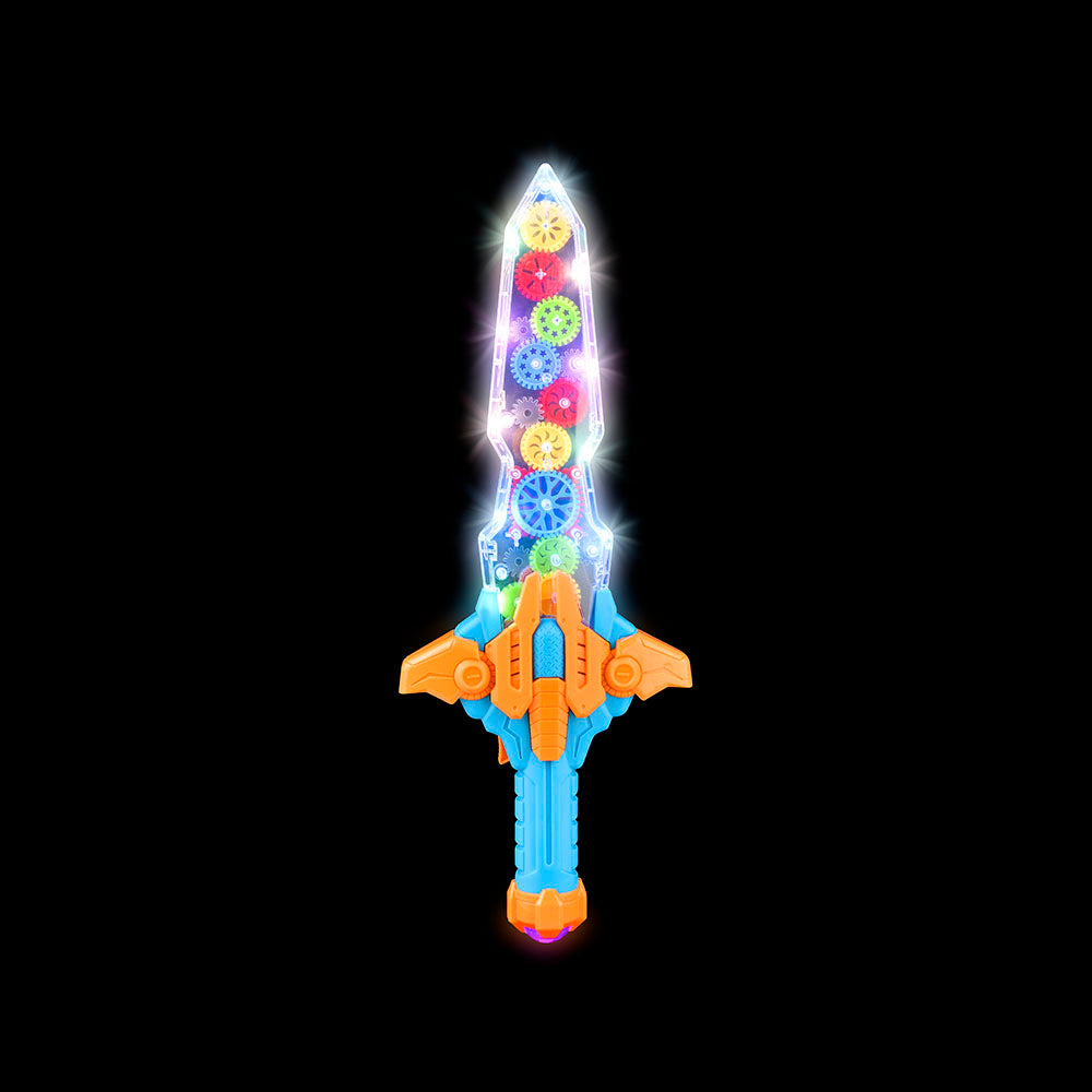 Light-Up Gear Sword 16"