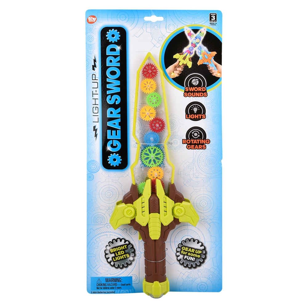 Light-Up Gear Sword 16"