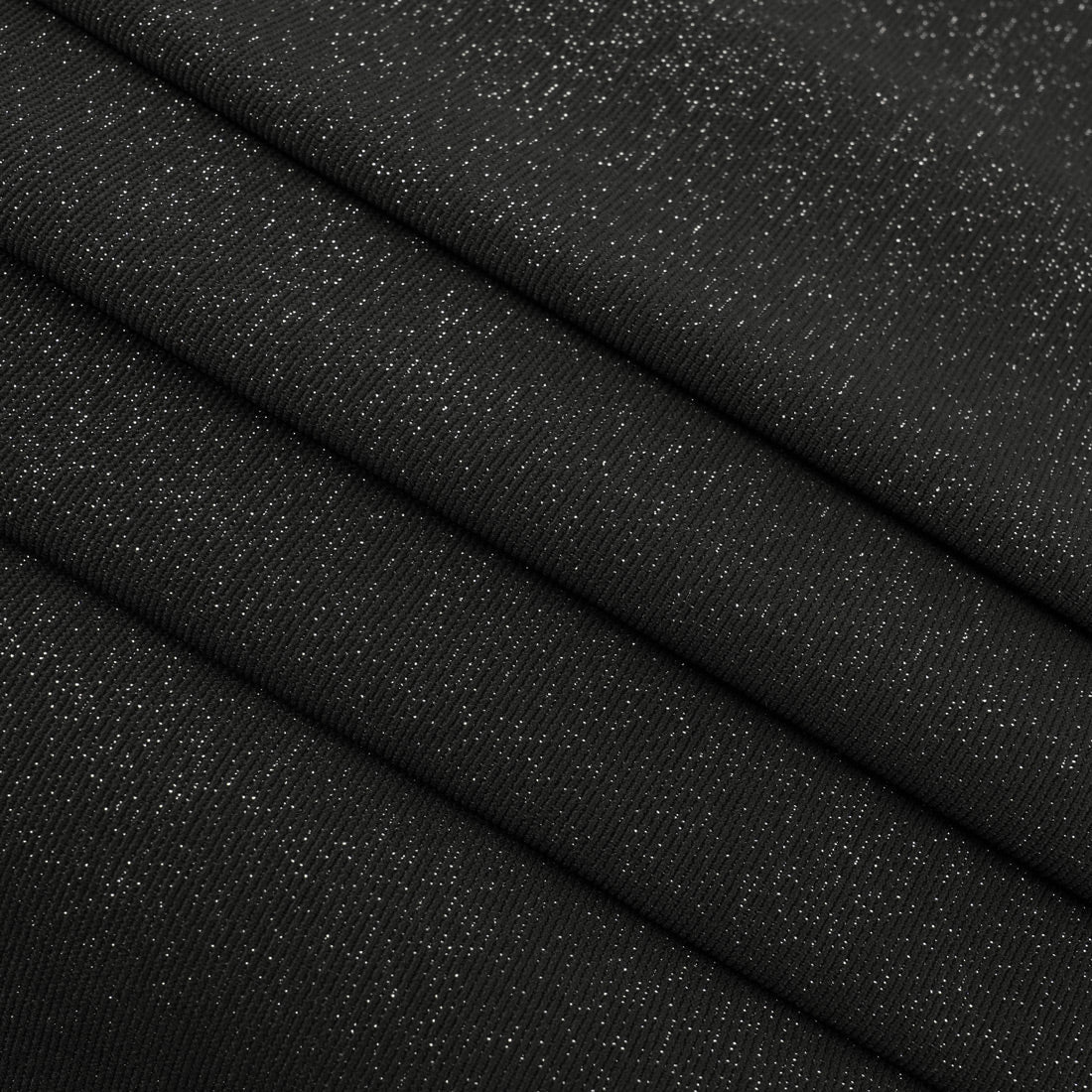 Glimmer Nylon Spandex Lurex Fabric - Metallic Stretch Fabric, 58" Width, 200 GSM (1 Yard)