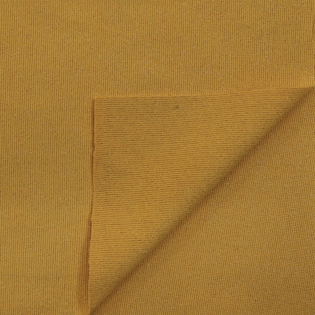 Glimmer Nylon Spandex Lurex Fabric - Black/Gold, 58" Width (1 Yard)