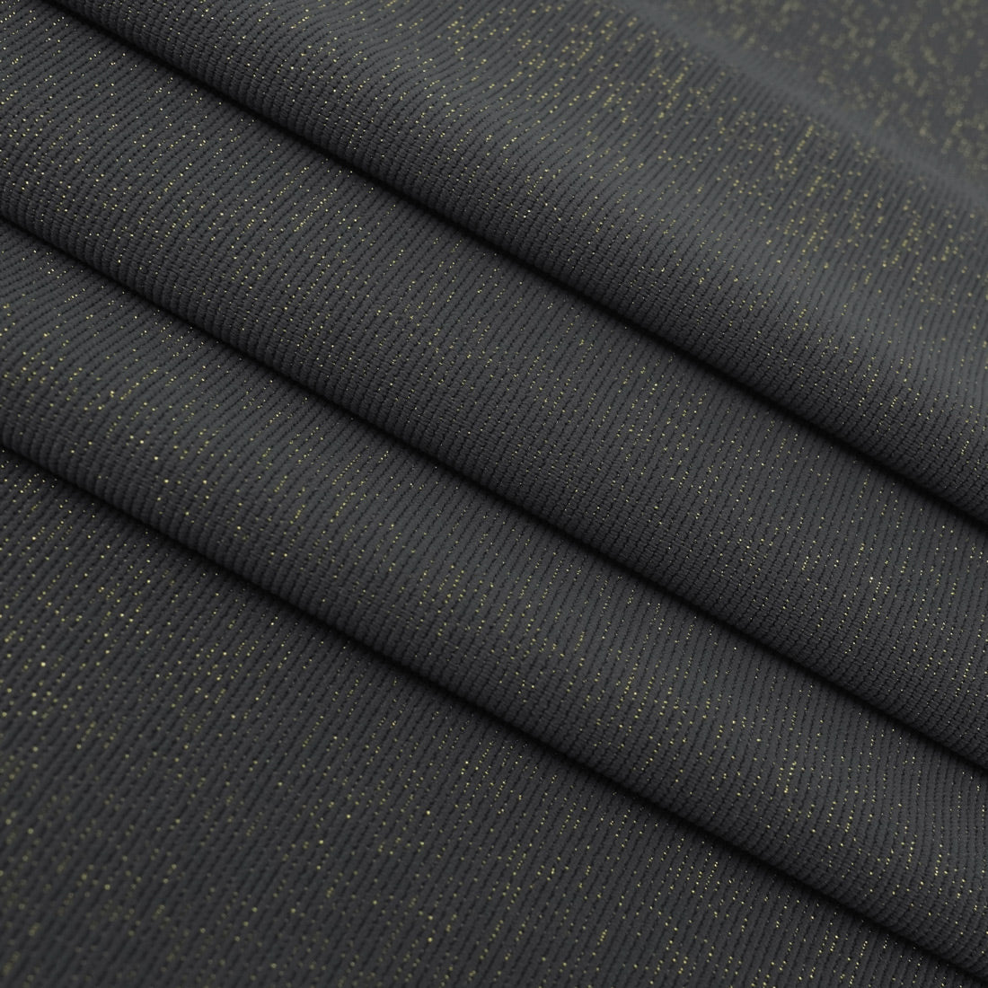 Glimmer Nylon Spandex Lurex Fabric - Metallic Stretch Fabric, 58" Width, 200 GSM (1 Yard)