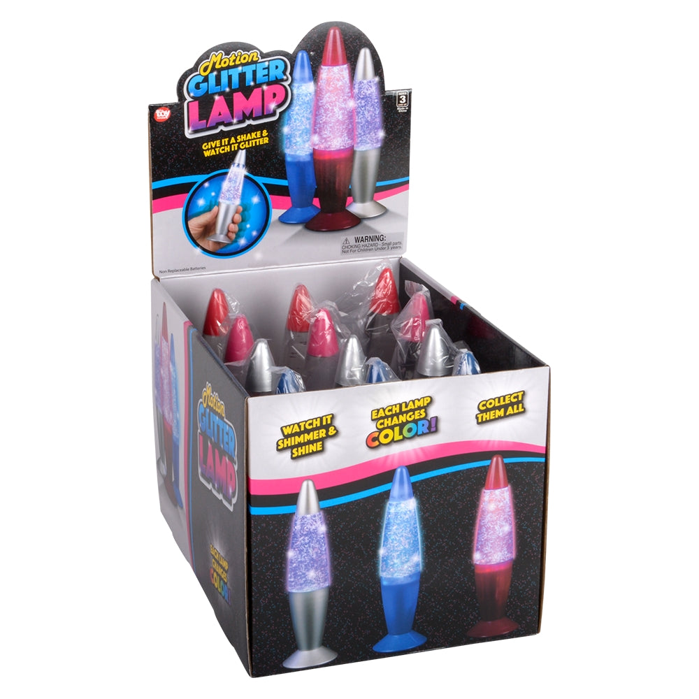Glitter Lamp 7" Novelty (12 DZ)